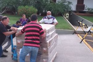 Chegada dos produtos no Palácio do Jaburu