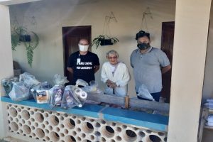 Entrega das cestas básicas